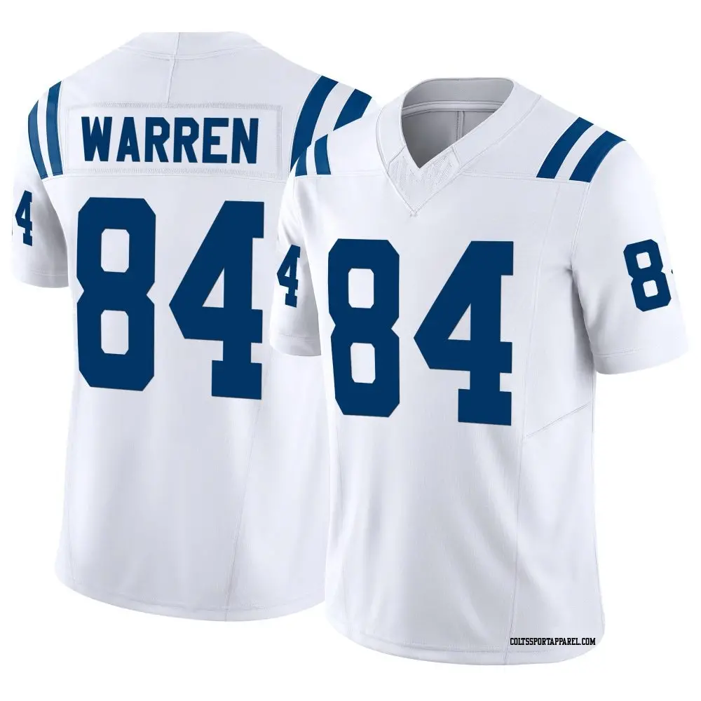 Limited White Youth Tyler Warren Indianapolis Colts Vapor F.U.S.E.